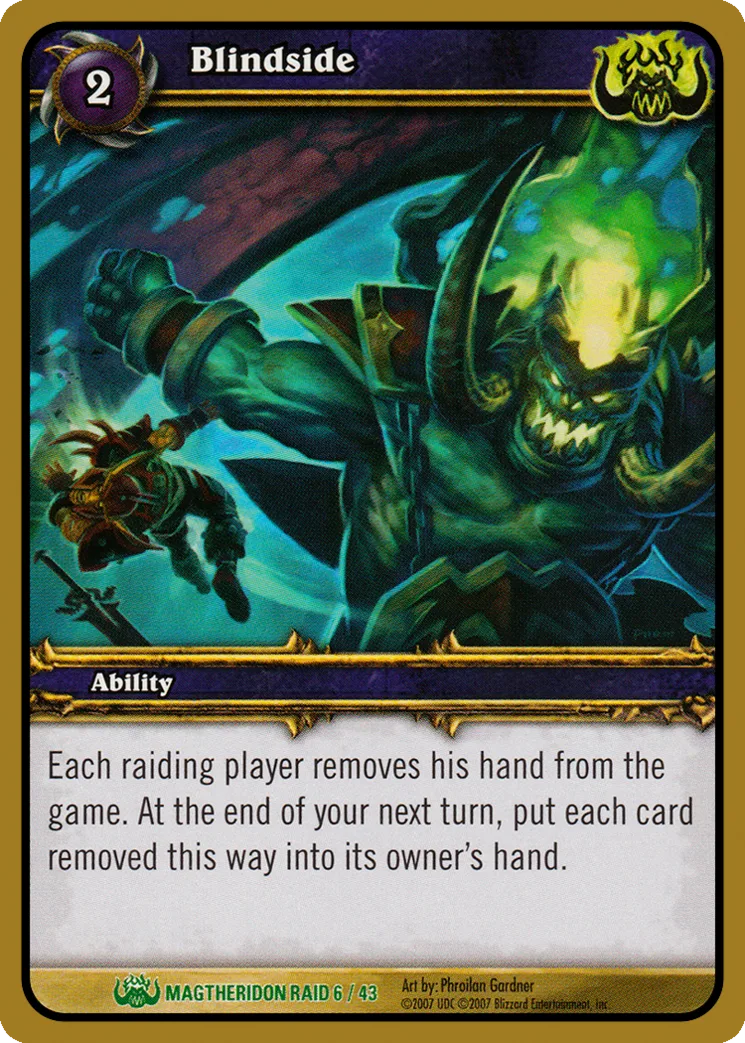 Card scan: Blindside