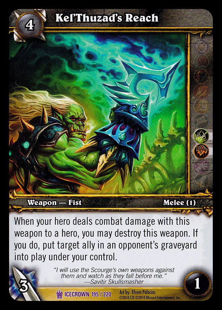 Card scan: Kel'Thuzad's Reach