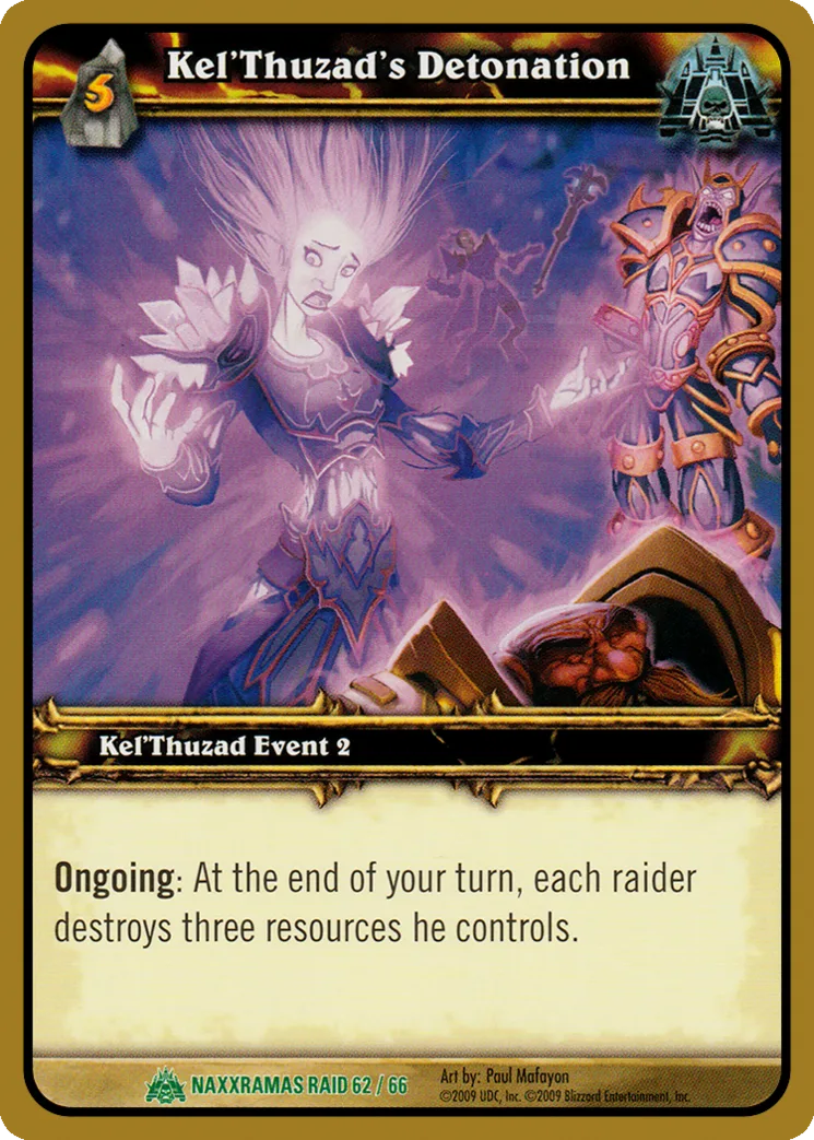 Card scan: Kel'Thuzad's Detonation