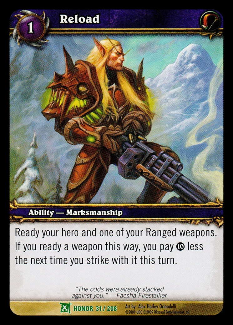 Card scan: Reload
