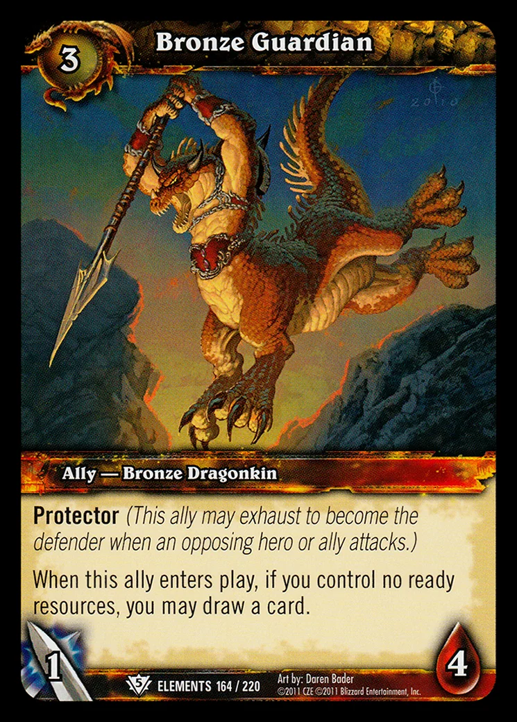Card scan: Bronze Guardian
