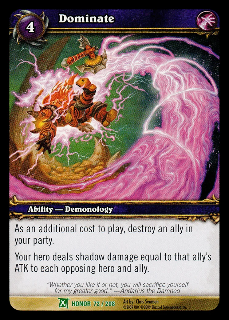 Card scan: Dominate