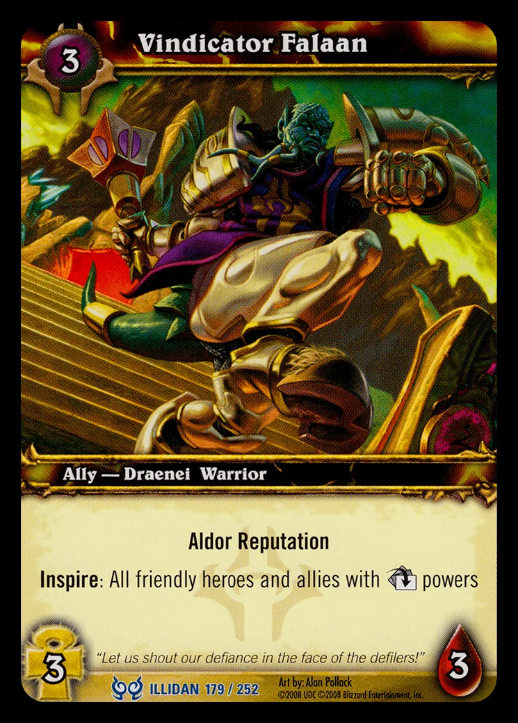 Card scan: Vindicator Falaan