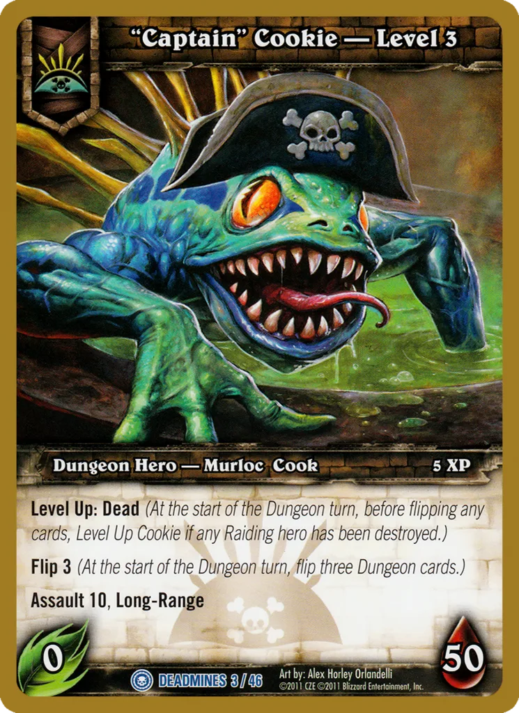 Card scan: 'Captain' Cookie - Level 3