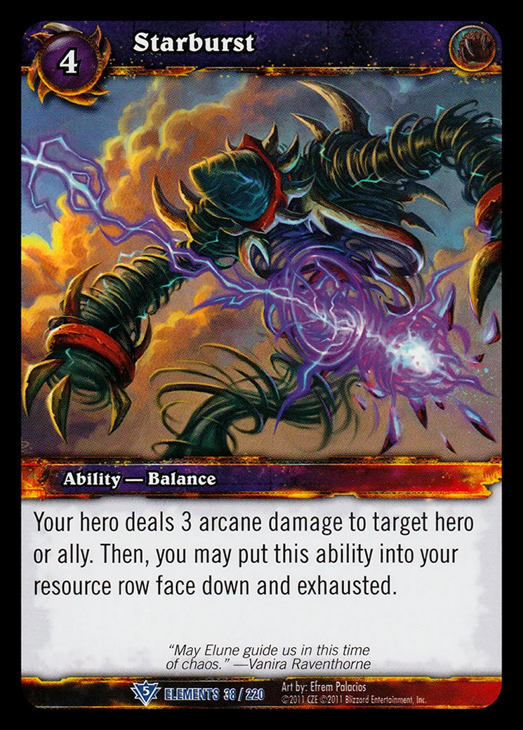 Card scan: Starburst