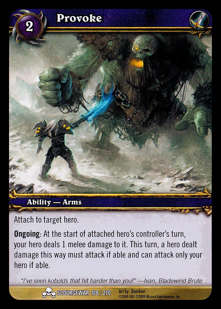 Card scan: Provoke