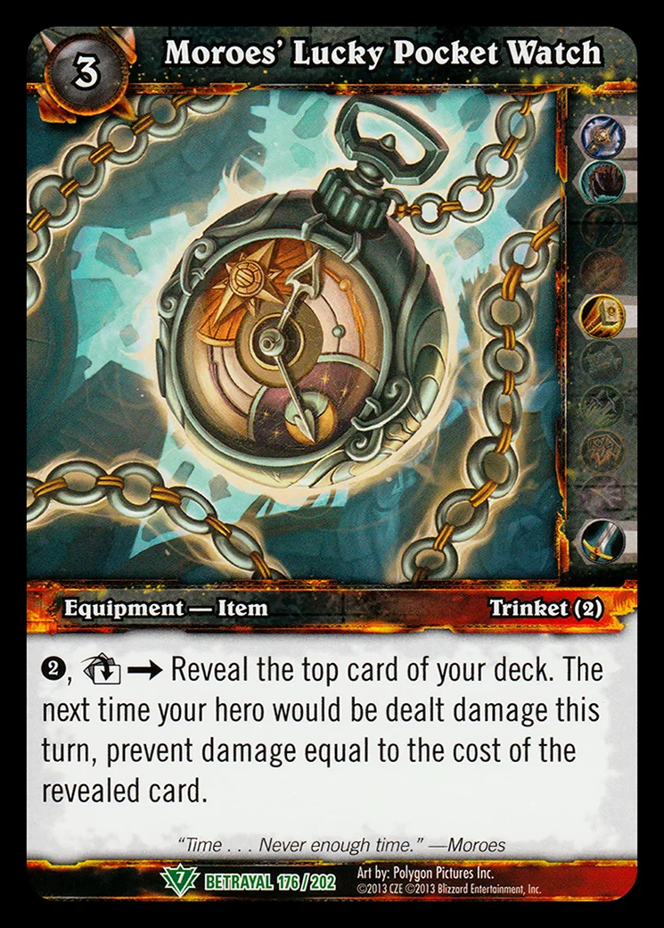 Card scan: Moroes' Lucky Pocket Watch